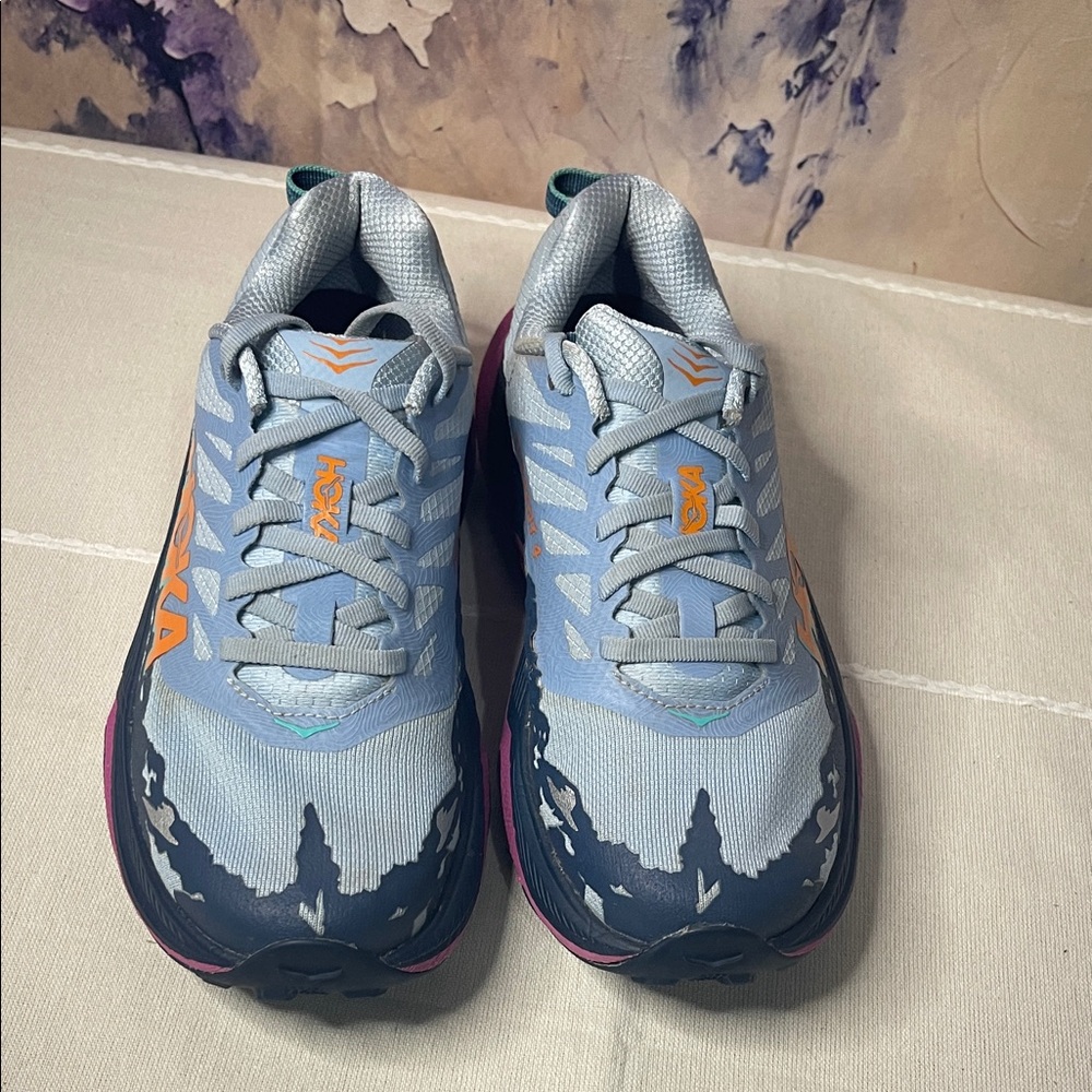 Hoka Torrent4 ' Blue and Pink Sneakers - Picture 6 of 13